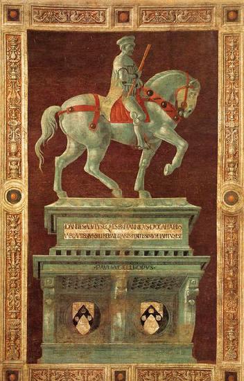 UCCELLO, Paolo Funerary Monument to Sir John Hawkwood oil painting image